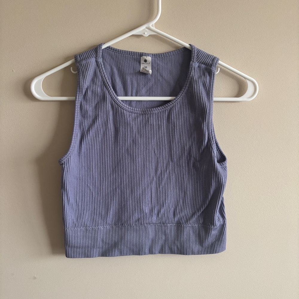 Yogaliciouz ribbed tank